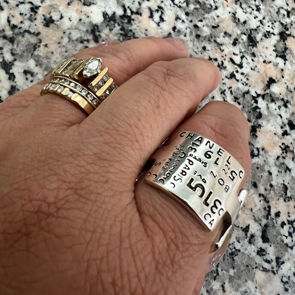 Bold Sterling Silver Ring - image 5